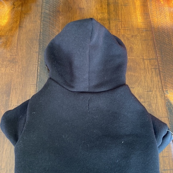 Pet "Sorry I Was Trained on Zoom" Black Hoodie - Picture 7 of 9